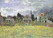 Claude Monet Maisons dArgenteuil oil painting on canvas